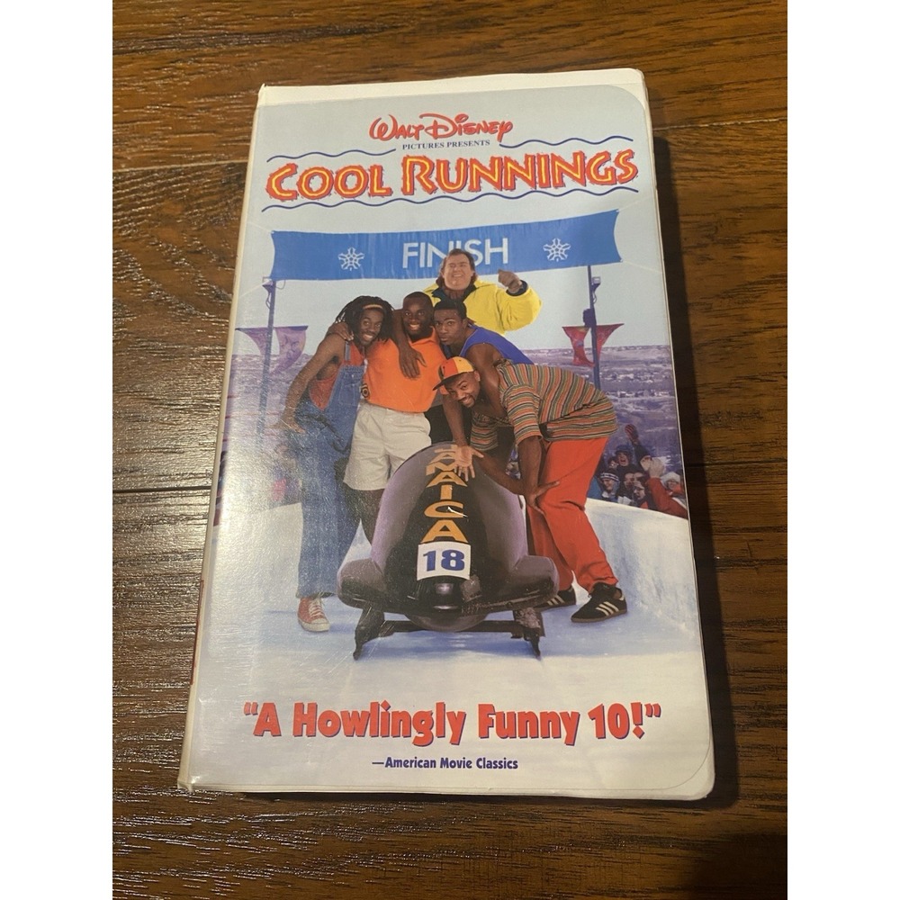 Vtg Cool Runnings VHS 1994 Walt Disney Clamshell Case Movie